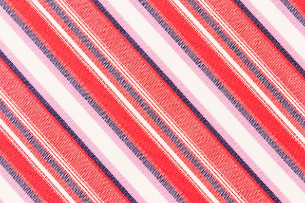 Red; blue; white and pink diagonal lines