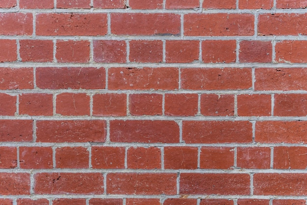 Red brick wall background