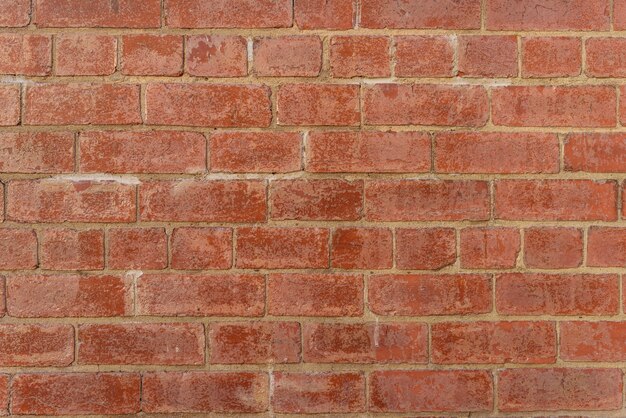 Red brick wall background