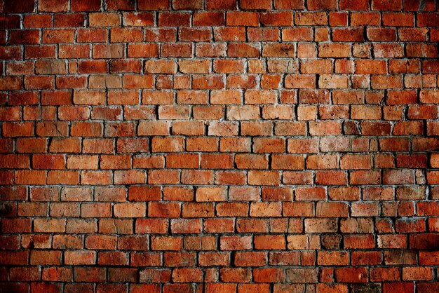 Red brick wall pattern texture