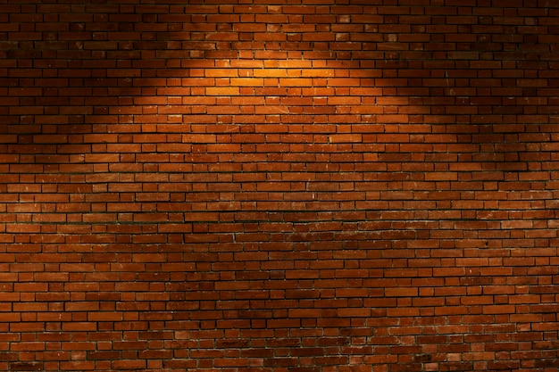 赤茶色のレンガの壁の背景