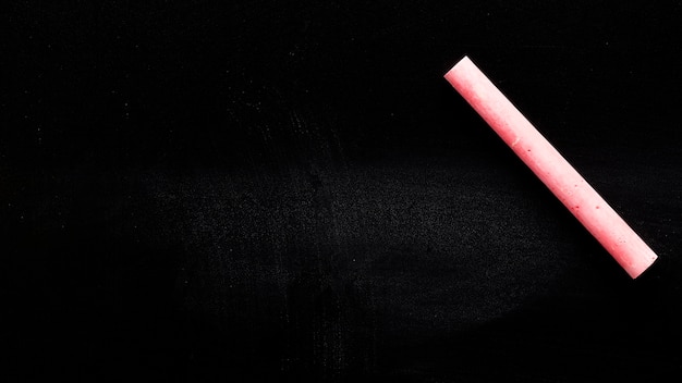 Red chalky crayon