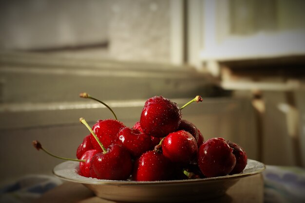 Red cherries