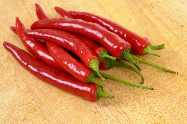 Red chilli peppers 