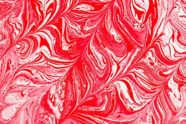 Red colorful wavy texture