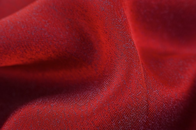 Red fabric