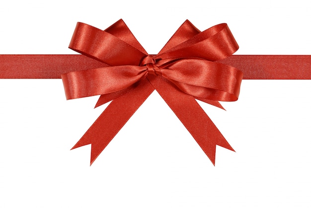 Red gift ribbon