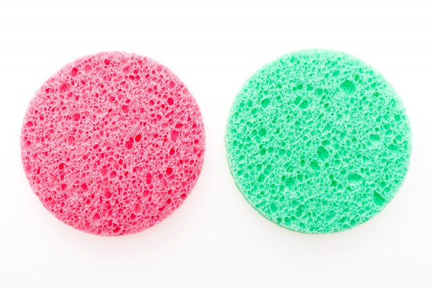 Red and green sponges