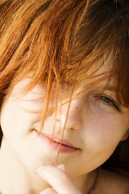 Free photo red-haired