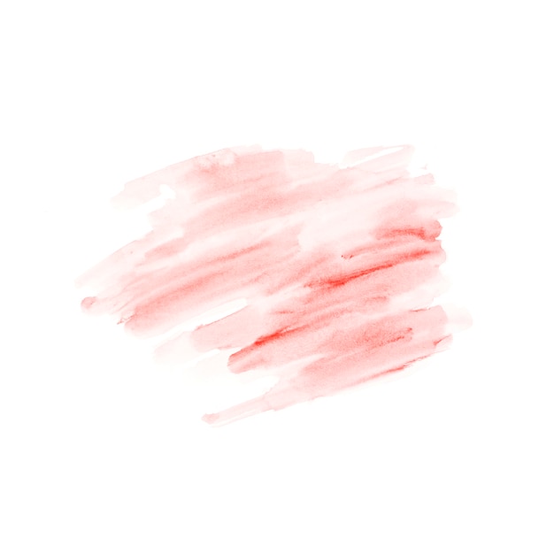 Free photo red ink strokes on white background