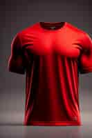 Foto gratuita una maglia rossa con sopra la scritta adidas