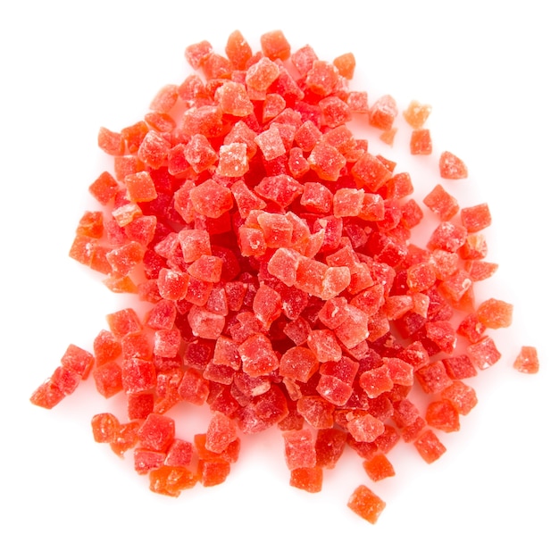 Red natural dried papaya