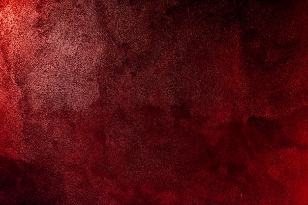 Free Photo red paint wall background texture