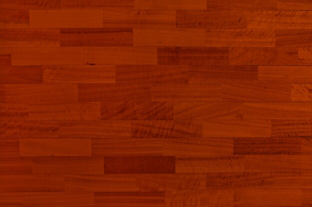 Red parquet floor