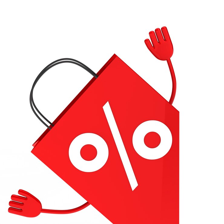 Free Photo red purchase bag