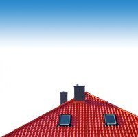 Бесплатное фото Красная крыша