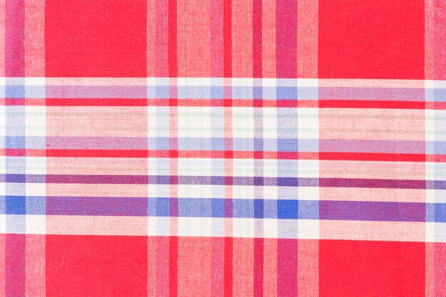Red seamless gingham pattern