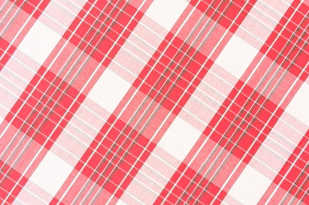 Red seamless plaid check pattern