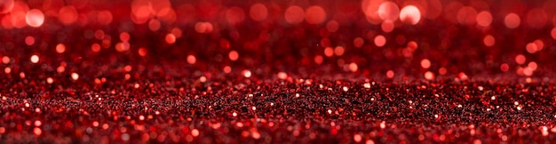 Red shimmering glitter