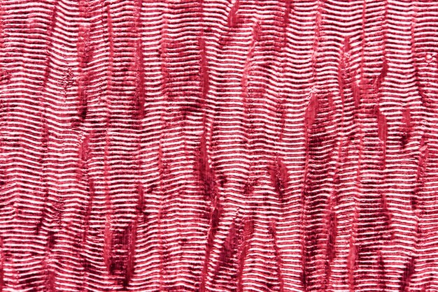 Красная блестящая ткань текстурированный фон