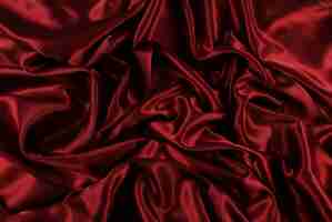 Free photo red silk texture