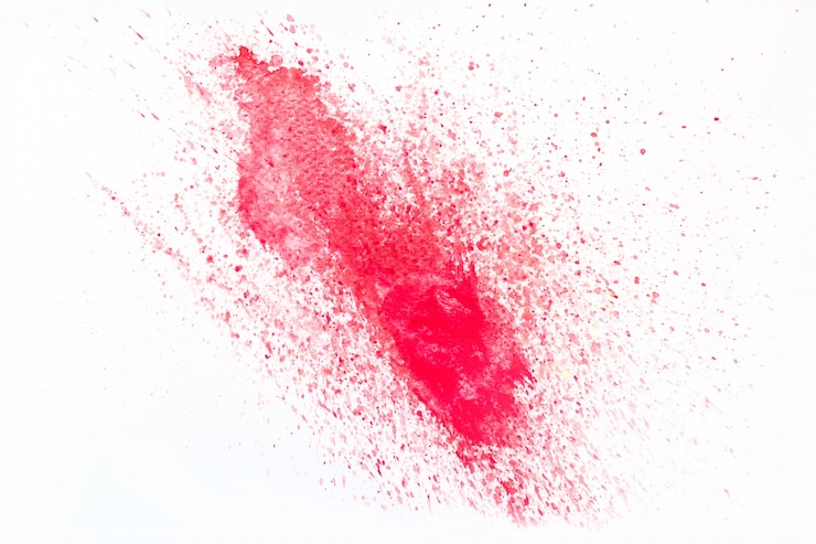Free Photo red stain