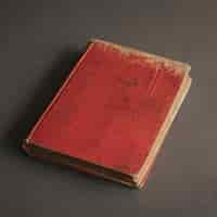 Free photo red vintage book