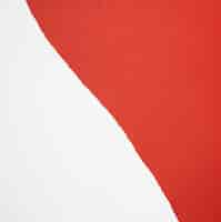 Free photo red and white papers top view