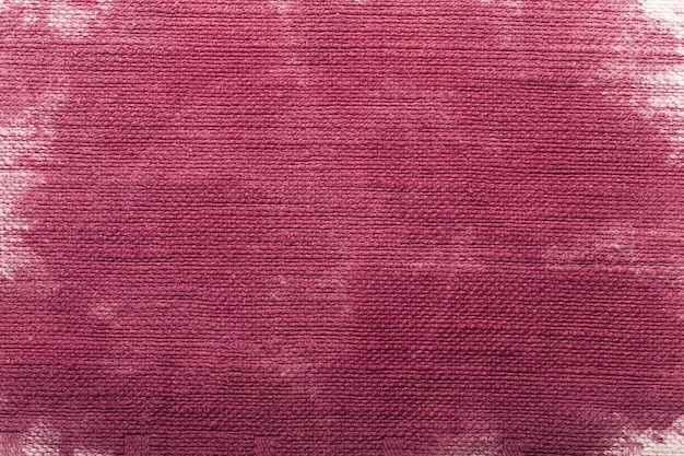 Red wine stains on white material