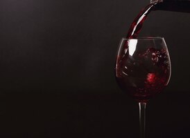 Бесплатное фото Красное вино
