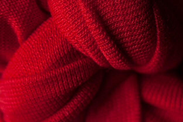 Red wool sweater