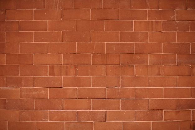 붉은 주황색 벽돌 벽 질감 된 배경