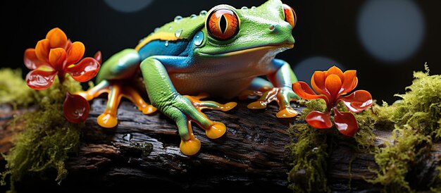 Красноглазая древесная лягушка Agalychnis callidryas