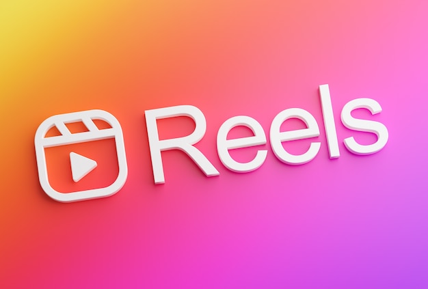 Premium Photo Reels Instagram Logo New Feature Social Media App 3d Rendering