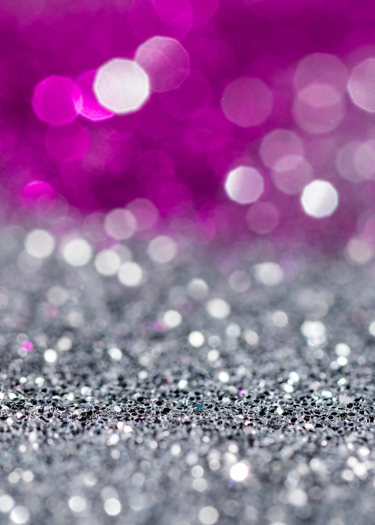 Free Photo reflective multicolored glitter
