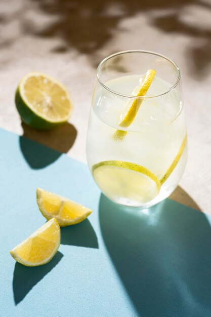 Refreshing alcoholic drink ready to be served