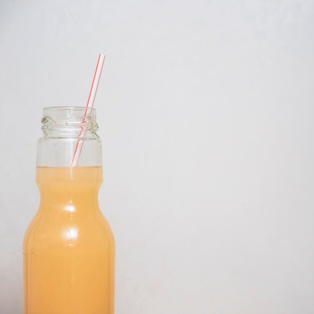 refreshing drink in bottle