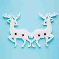 Free photo reindeer figures