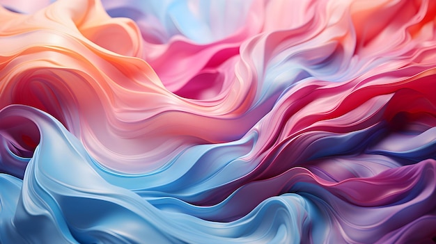 render abstract fluid art style Pastel background