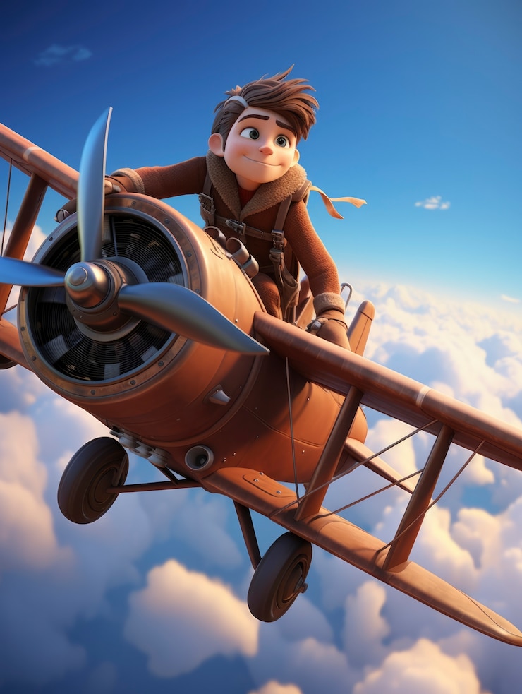 Free Photo rendering of cartoon fantasy scene illustration