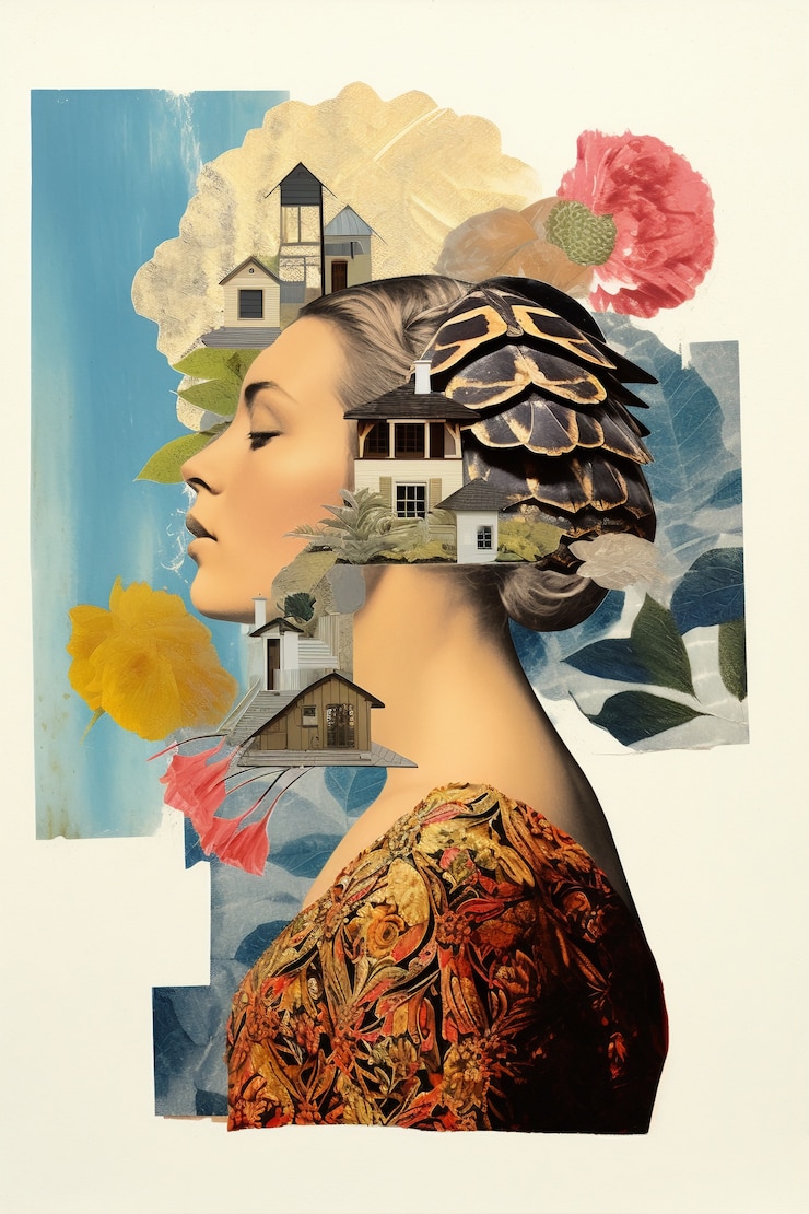 Free Photo rendering of inspirational mood board