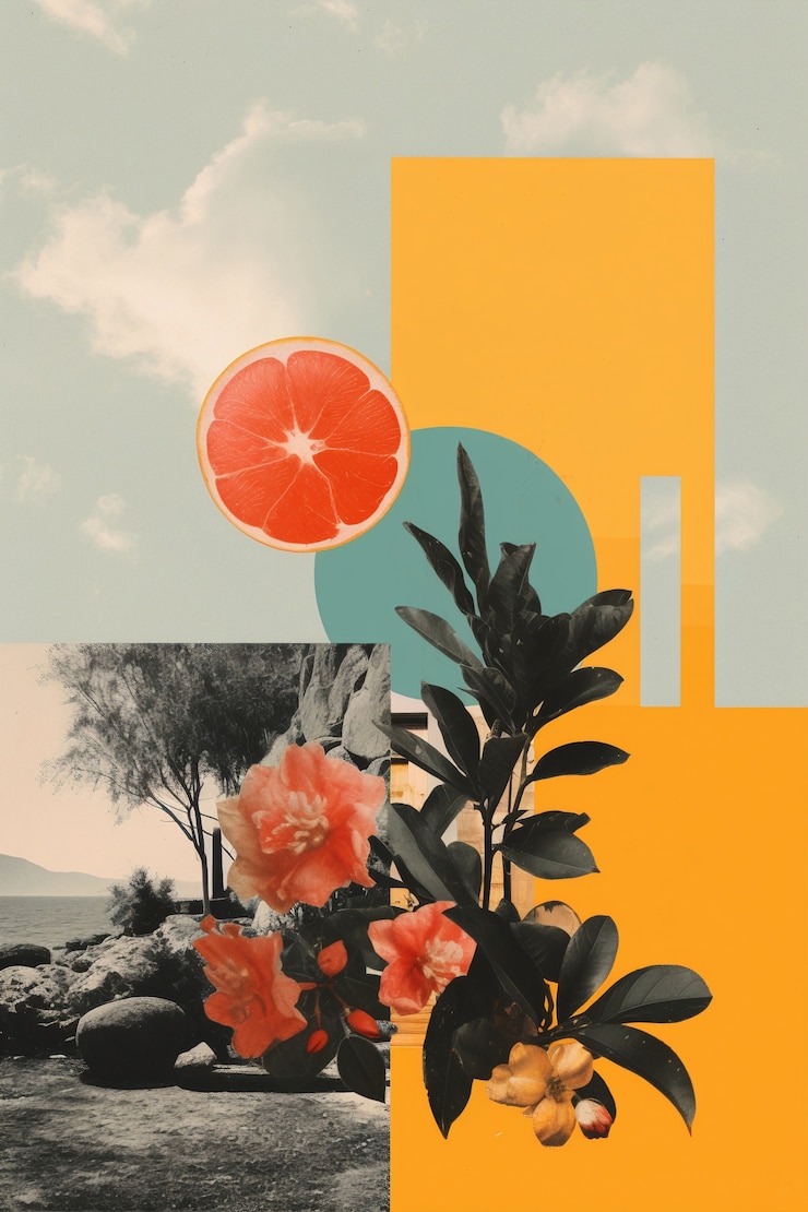 Free Photo rendering of inspirational mood board