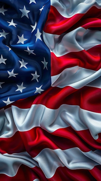 Representation of the american flag for us national loyalty day celebration