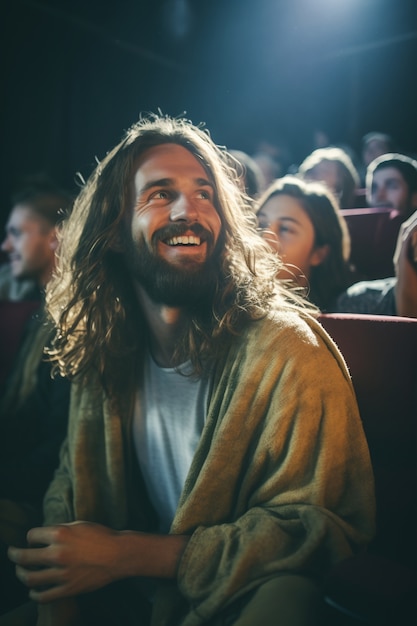 キリスト教のイエス様を映画館で描く