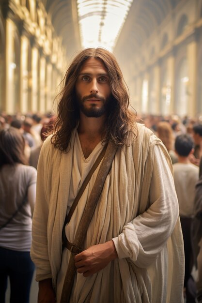 Representation of jesus from christianity religion in modern time