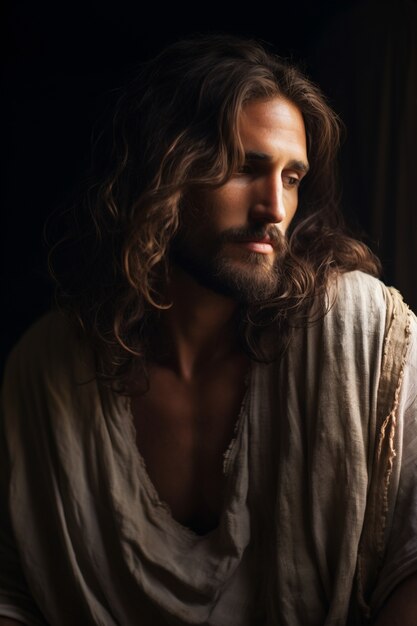 Representation of jesus from christianity religion