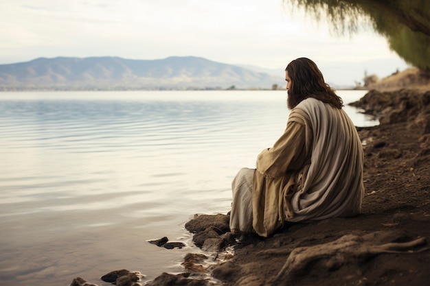 Foto gratuita rappresentazione di gesù dalla religione cristiana