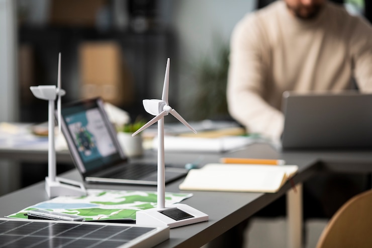 Free Photo researchers looking for alternative energy souces