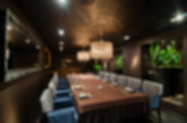 Restaurant blur background