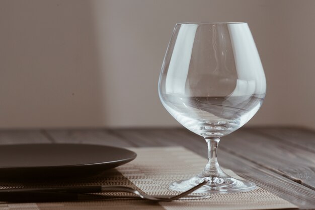 Restaurant table with cutlery